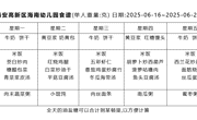 2024-2025学年度第二学期 幼儿食谱 （第十八周）